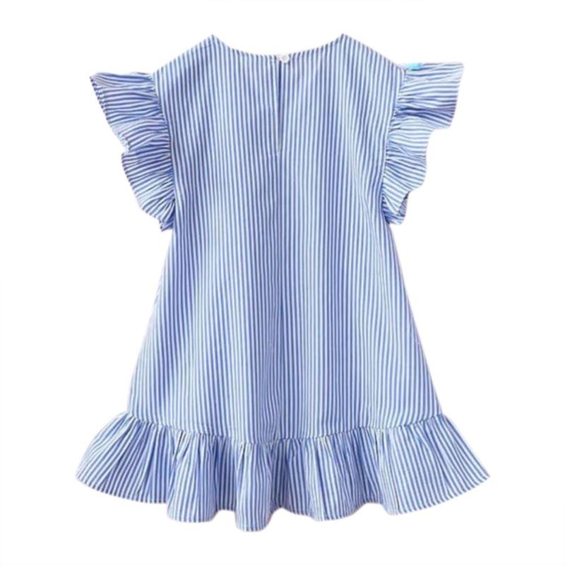 Toddler Dresses Stripes Print